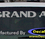 DC07041 Pontiac Grand Am w/Arrowheads Decal