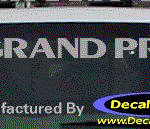 DC07042 Pontiac Grand Prix w/Arrowhead Decal