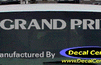 DC07042 Pontiac Grand Prix w/Arrowhead Decal 