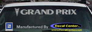 DC07042 Pontiac Grand Prix w/Arrowhead Decal