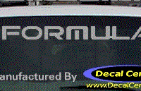 DC07046 Pontiac Formula w/Arrowhead Decal 