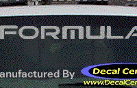 DC07047 Pontiac Formula w/Arrowheads Decal 
