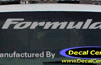 DC07048 Pontiac Formula w/Arrowhead Decal 
