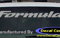 DC07049 Pontiac Formula w/Arrowheads Decal 
