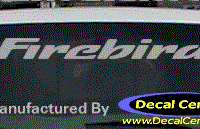 DC07051 Pontiac Firebird w/Arrowheads Decal 