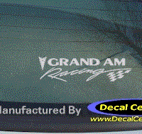 DC07052 Pontiac Grand Am Racing Decal 