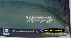 DC07052 Pontiac Grand Am Racing Decal