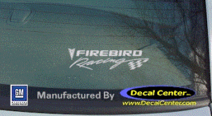DC07054 Pontiac Firebird Racing Decal