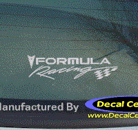 DC07055 Pontiac Formula Racing Decal 