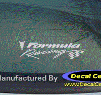DC07056 Pontiac Formula Racing Decal 