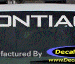 DC07100 Pontiac Decal