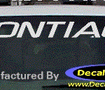 DC07101 Pontiac Decal