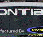DC07102 Pontiac Decal