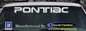DC07102 Pontiac Decal