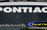 DC07103 Pontiac Decal 