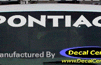 DC07104 Pontiac Decal 