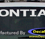 DC07105 Pontiac Decal