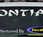 DC07106 Pontiac Decal