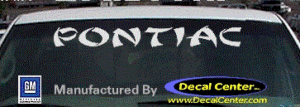 DC07106 Pontiac Decal