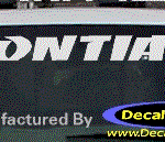 DC07107 Pontiac Decal