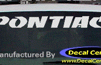 DC07107 Pontiac Decal 