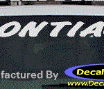 DC07108 Pontiac Decal