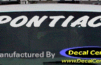 DC07108 Pontiac Decal 