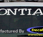 DC07109 Pontiac Decal