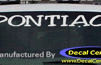 DC07109 Pontiac Decal 