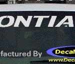 DC07110 Pontiac Decal
