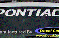 DC07110 Pontiac Decal 