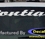 DC07112 Pontiac Decal
