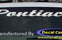DC07112 Pontiac Decal 