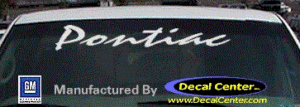 DC07114 Pontiac Decal
