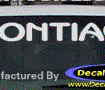 DC07115 Pontiac Decal
