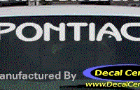 DC07115 Pontiac Decal 