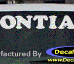 DC07116 Pontiac Decal