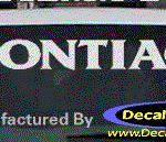 DC07117 Pontiac Decal