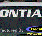 DC07118 Pontiac Decal