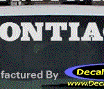 DC07119 Pontiac Decal