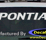 DC07131 Pontiac Decal w/Arrowhead