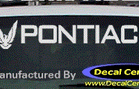 DC07142 Pontiac Decal w/Symbol 