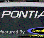 DC07143 Pontiac Decal w/Symbol
