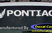 DC07147 Pontiac Decal w/Symbol 
