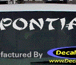 DC07148 Pontiac Decal w/Symbol
