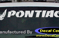 DC07149 Pontiac Decal w/Symbol 