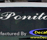 DC07153 Pontiac Decal w/Symbol