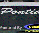 DC07155 Pontiac Decal w/Symbol