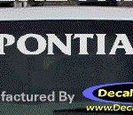 DC07159 Pontiac Decal w/Symbol