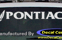 DC07159 Pontiac Decal w/Symbol 